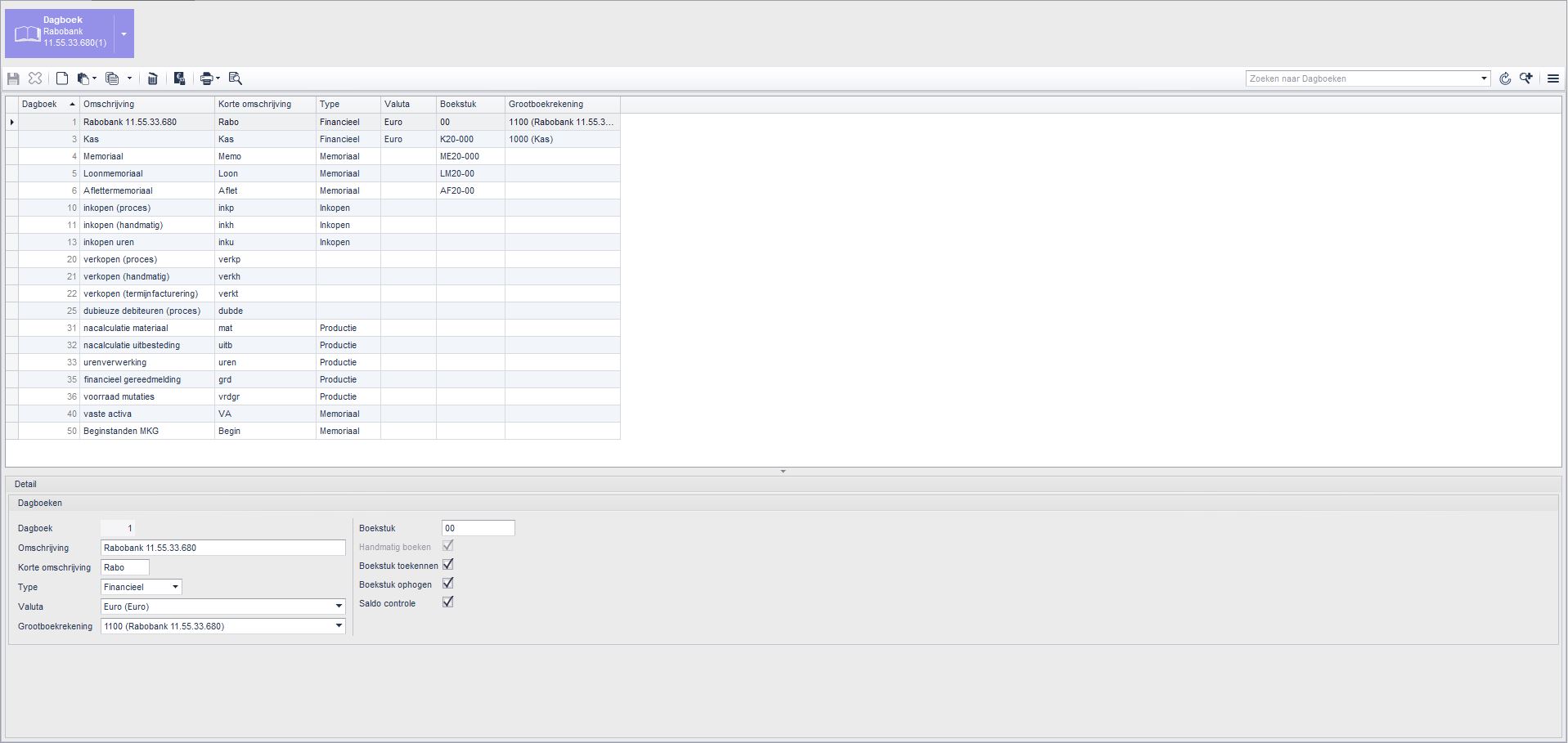 Dagboeken > Rabobank > Detail